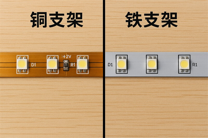 銅支架vs鐵支架