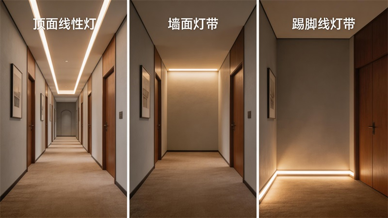 走廊的多種燈帶設計方式.JPG