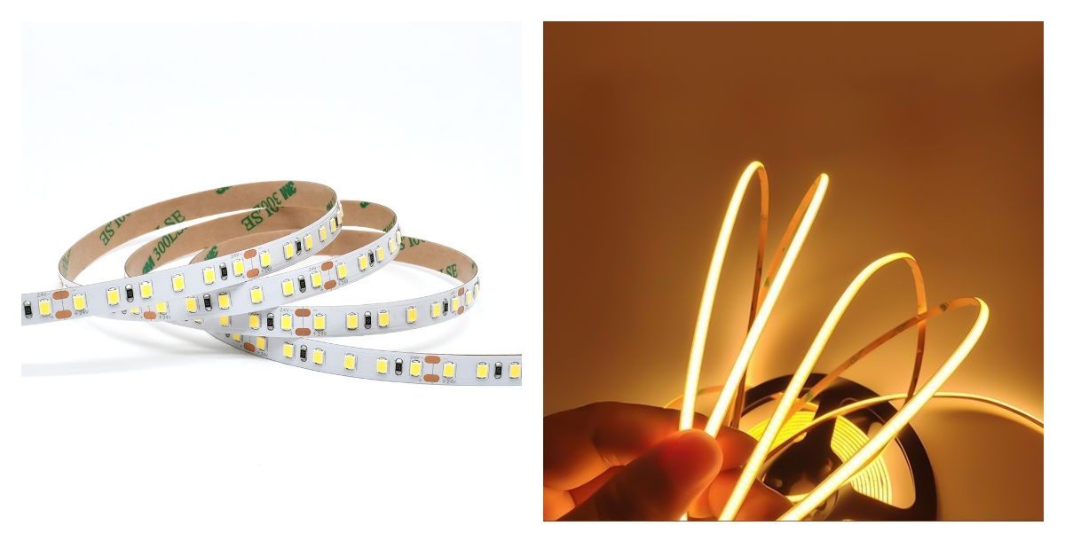 COB封裝和傳統的SMD貼片燈帶有什么區別？