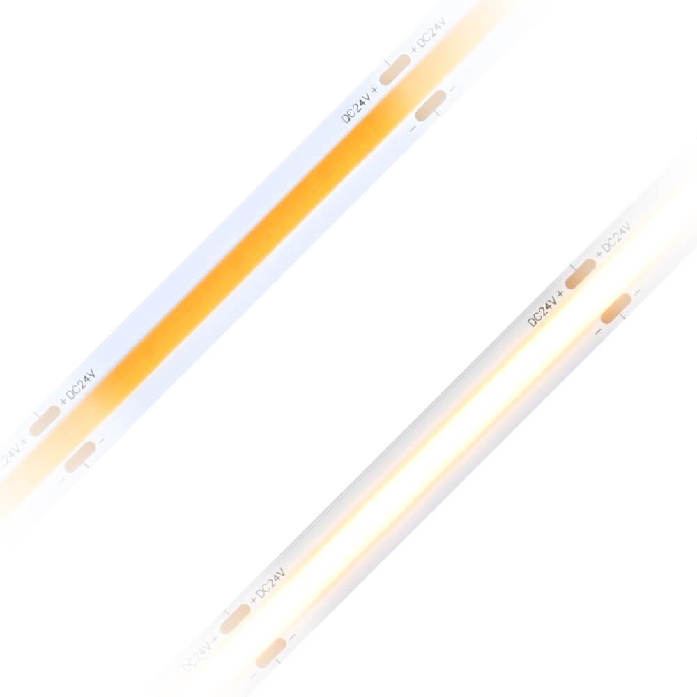 COB512單色LED燈帶｜每米可調高亮光源｜工程與裝飾照明首選