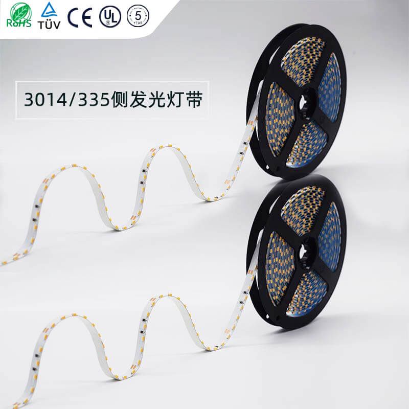 SMD3014側發光燈帶120燈每米工程專用側發光軟燈帶DC24V - 5