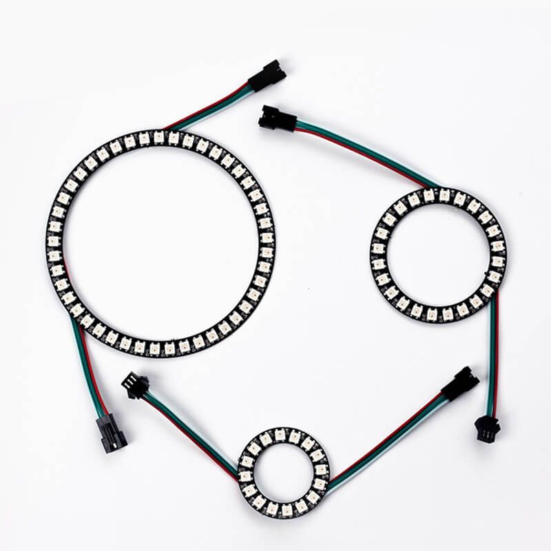 天使圓環(huán)RGB幻彩燈帶|柔性光圈裝飾燈|DC5V - 6