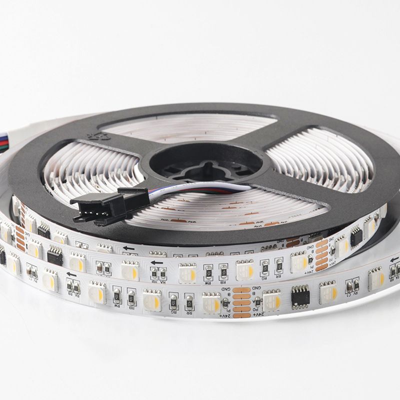 UCS512幻彩燈帶|DMX兼容高性能RGB像素燈條|60燈每米|5050燈珠|DC24V - 6