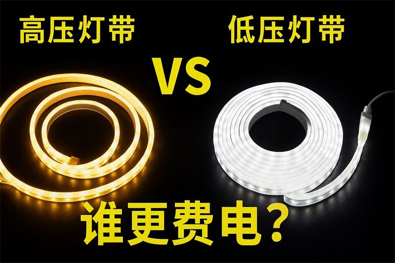 低壓燈帶和高壓燈帶哪個(gè)更費(fèi)電？真相分析與省電建議