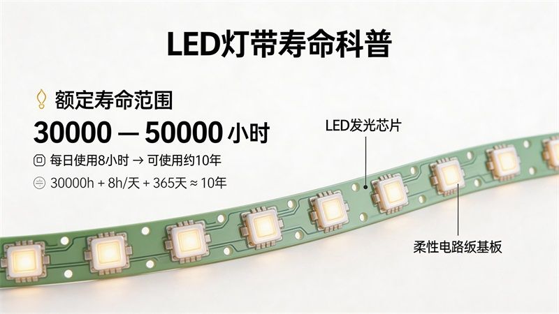 買一次管10年？LED燈帶壽命多久？教你幾招讓它更耐用