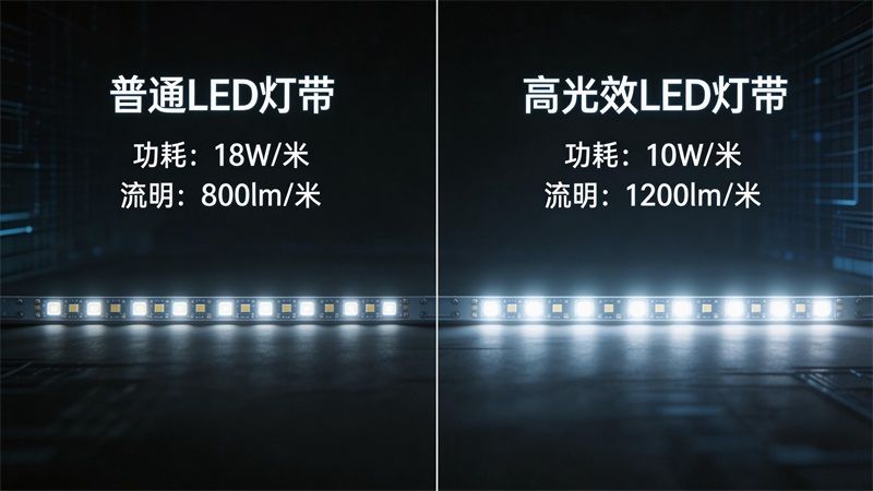 工程項目降本增效：長效光效燈帶的節能方案