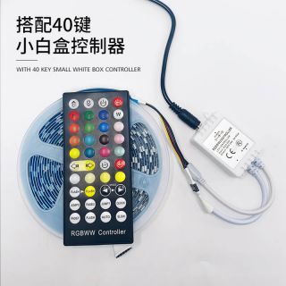 5050 五合一 RGB CCT 雙色溫 LED 燈帶，6 線獨立調(diào)光，支持 DC12V/24V - 4