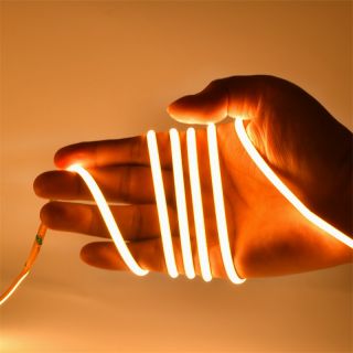 COB雙色溫燈帶2700k-6500K調光608燈每米吊頂裝飾DC24V - 5