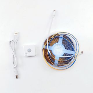 感應(yīng)燈帶USB插電款5V人體感應(yīng)COB燈帶批發(fā) - 4